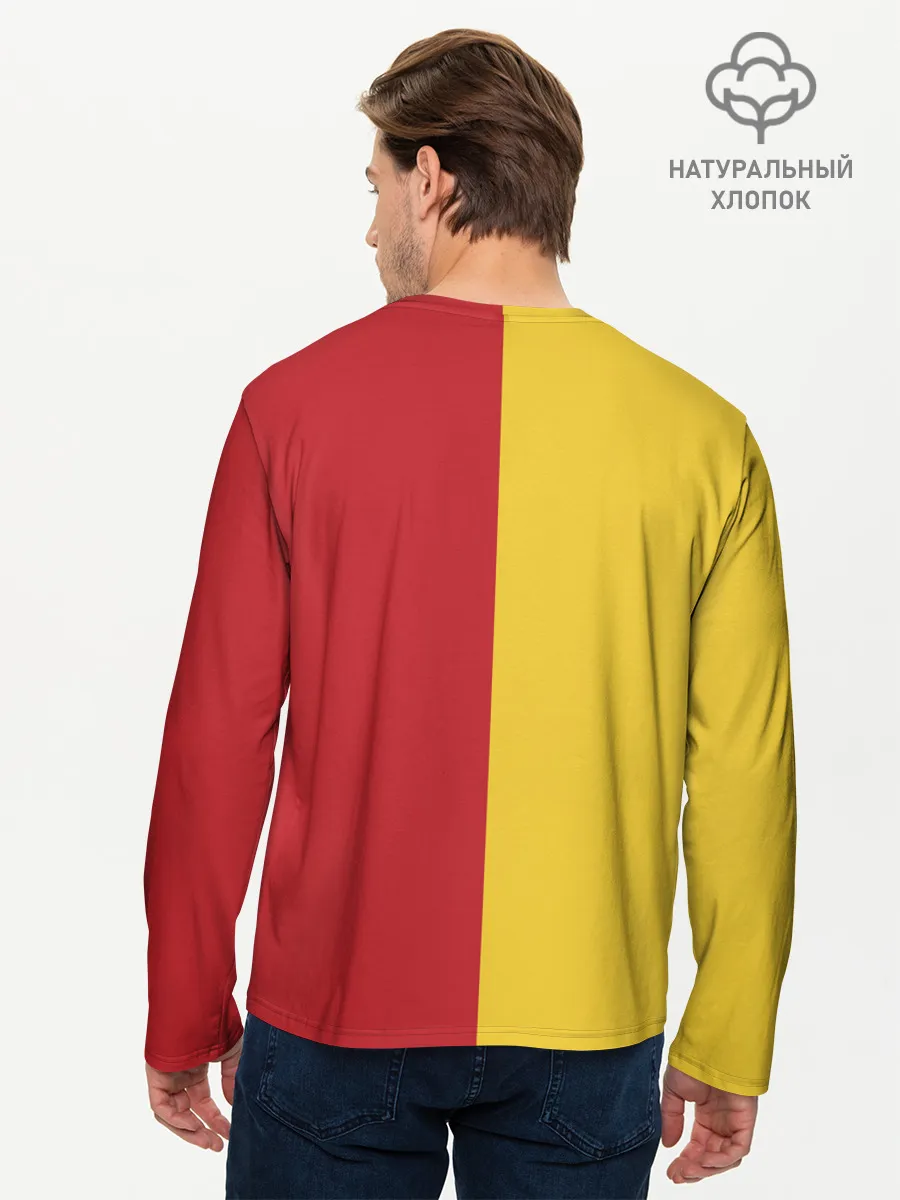 Мужской лонгслив базовый / Удар Луффи | One Piece