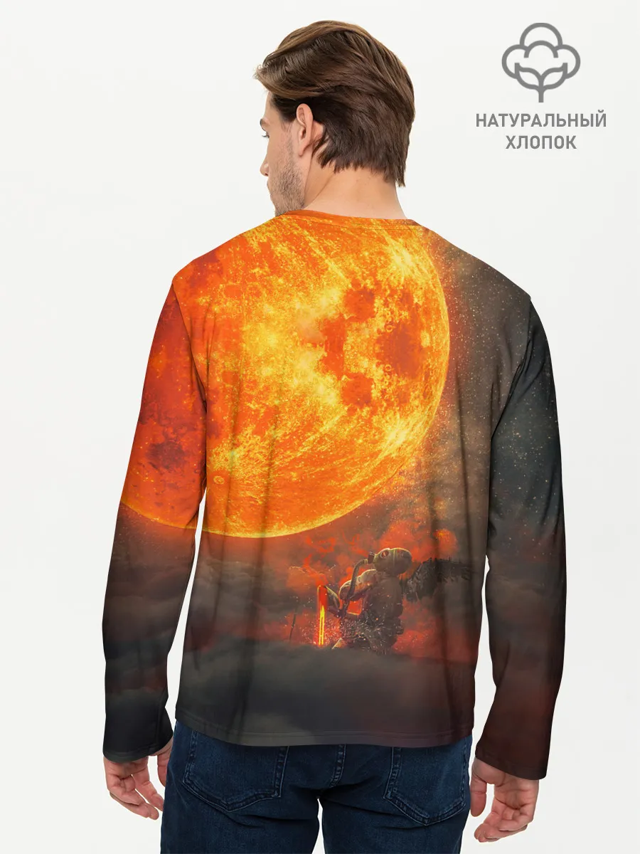 Мужской лонгслив базовый / РАДИАЦИОННОЕ СОЛНЦЕ