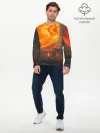 Мужской лонгслив базовый / РАДИАЦИОННОЕ СОЛНЦЕ