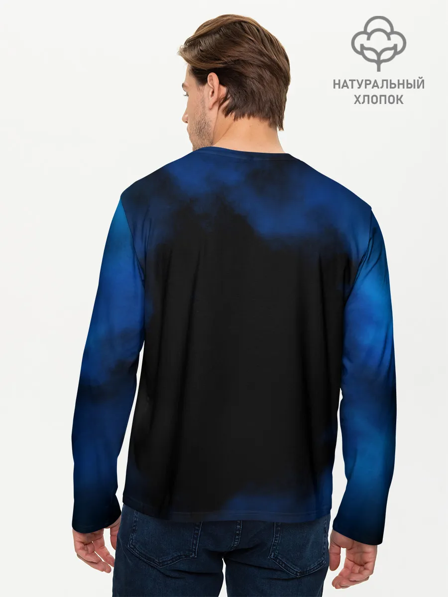 Мужской лонгслив базовый / Луффи пират Соломенной Шляпы