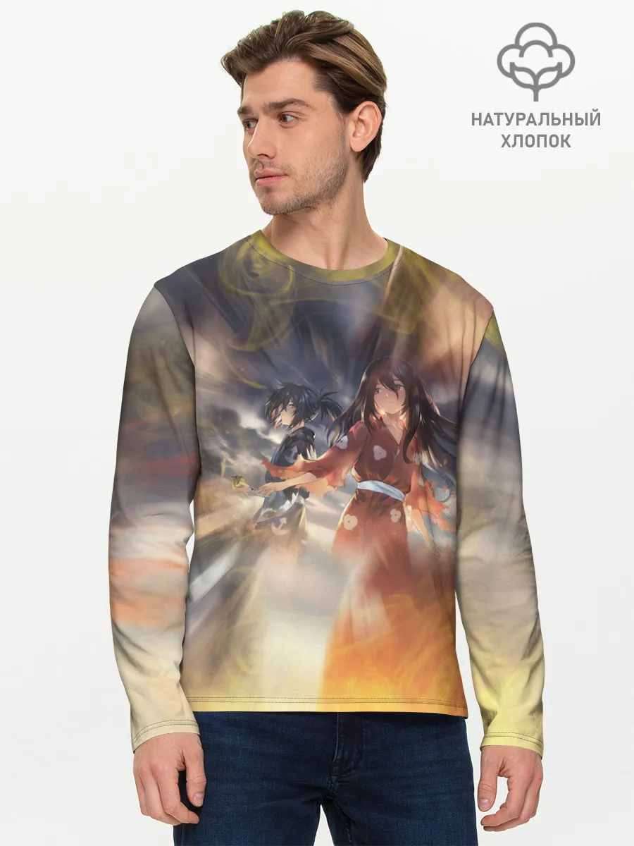 Мужской лонгслив базовый / МИА С ХЯККИМАРУ | ДОРОРО