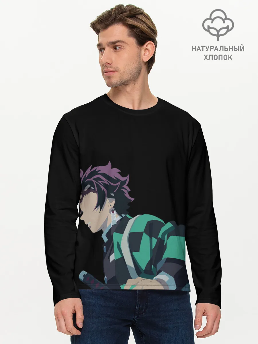 Мужской лонгслив базовый / Tanjirou Kamado
