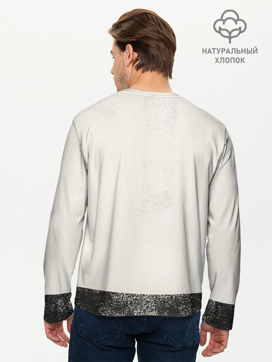 Мужской лонгслив базовый / Самурай на коне