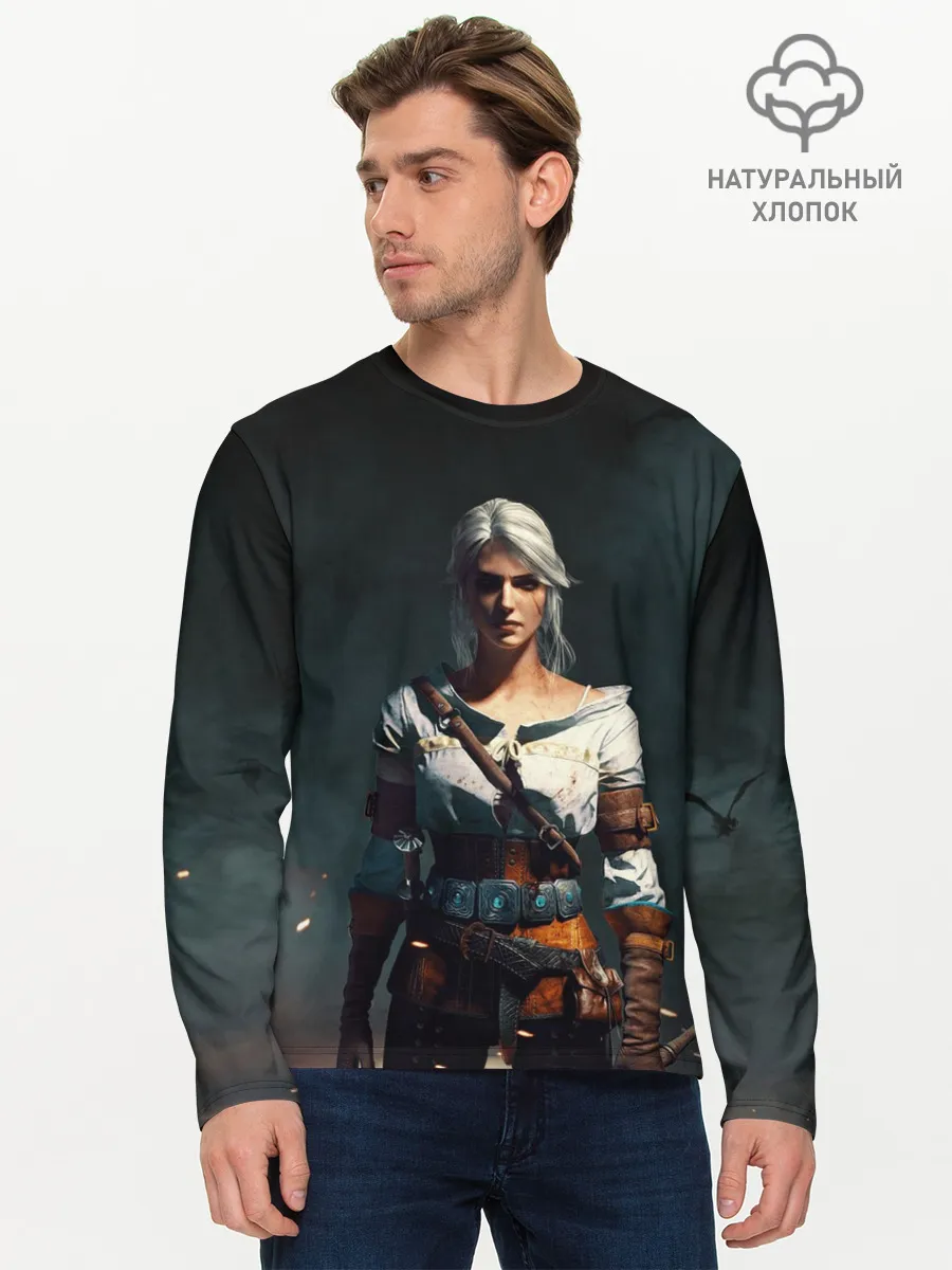 Мужской лонгслив базовый / THE WITCHER CIRI