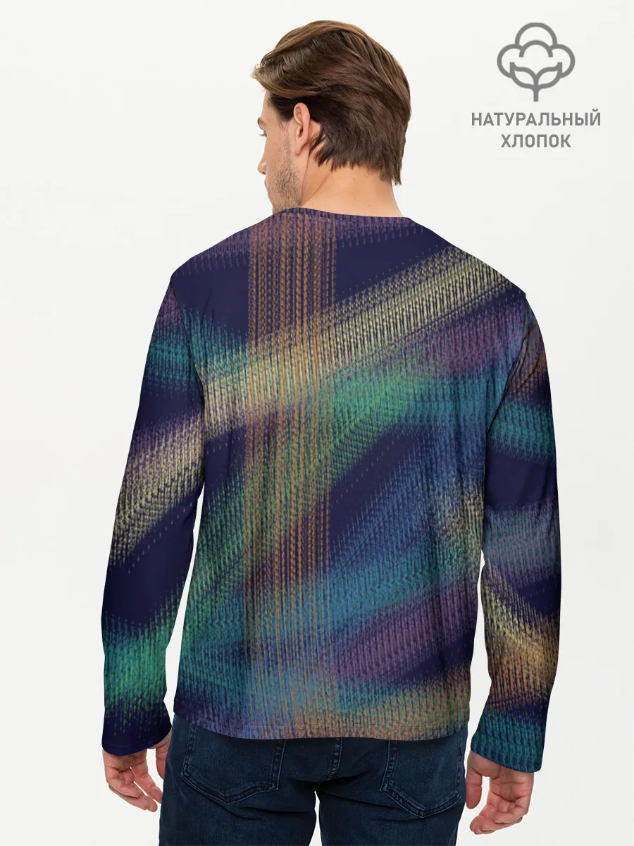 Мужской лонгслив базовый / разноцветная