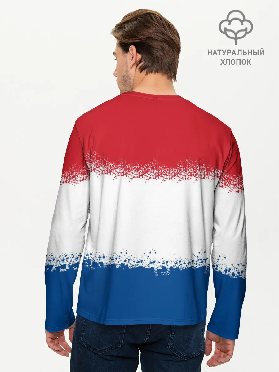 Мужской лонгслив базовый / Нидерланды