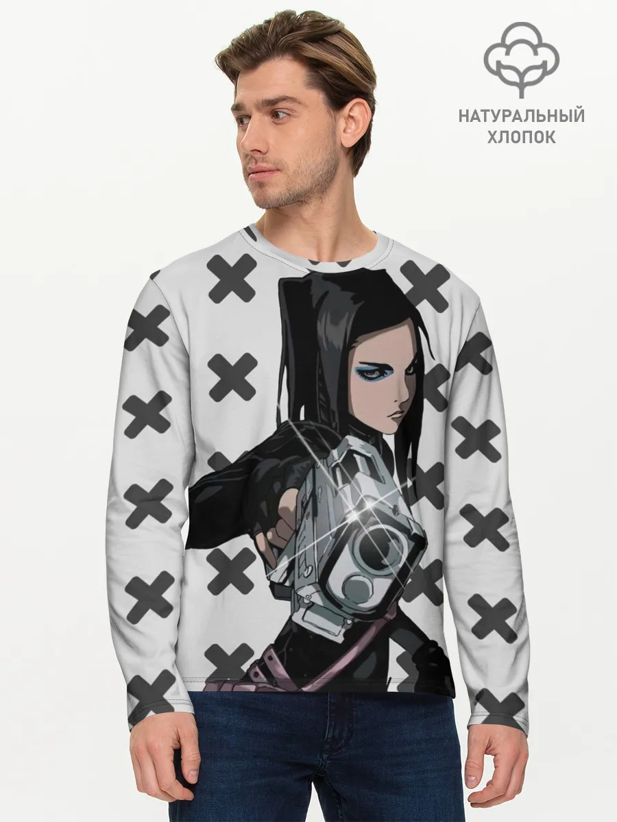 Мужской лонгслив базовый / Риэл Мэйер из Эрго Прокси