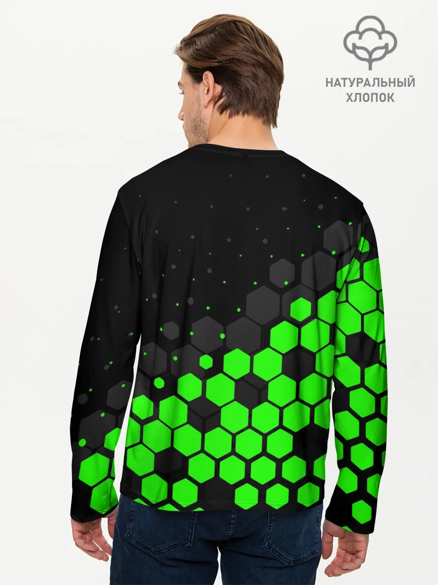 Мужской лонгслив базовый / KAWASAKI / КАВАСАКИ