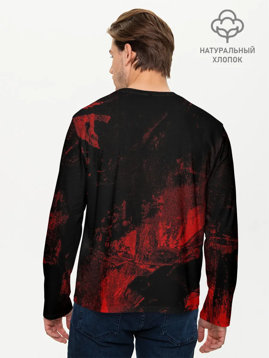 Мужской лонгслив базовый / Манки Д. Луффи пират Соломенной Шляпы