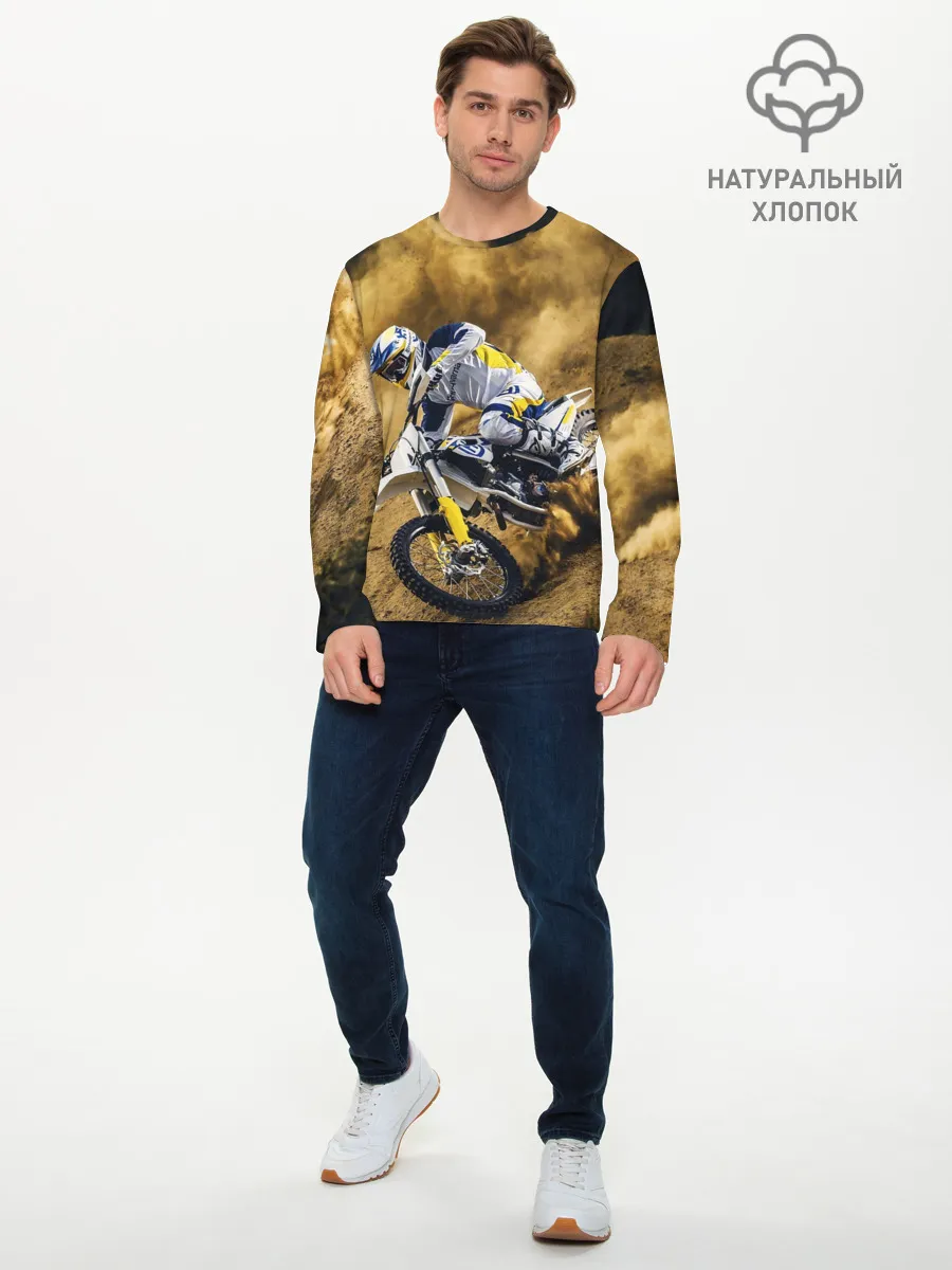 Мужской лонгслив базовый / HUSQVARNA / ХУСКВАРНА / SPORT