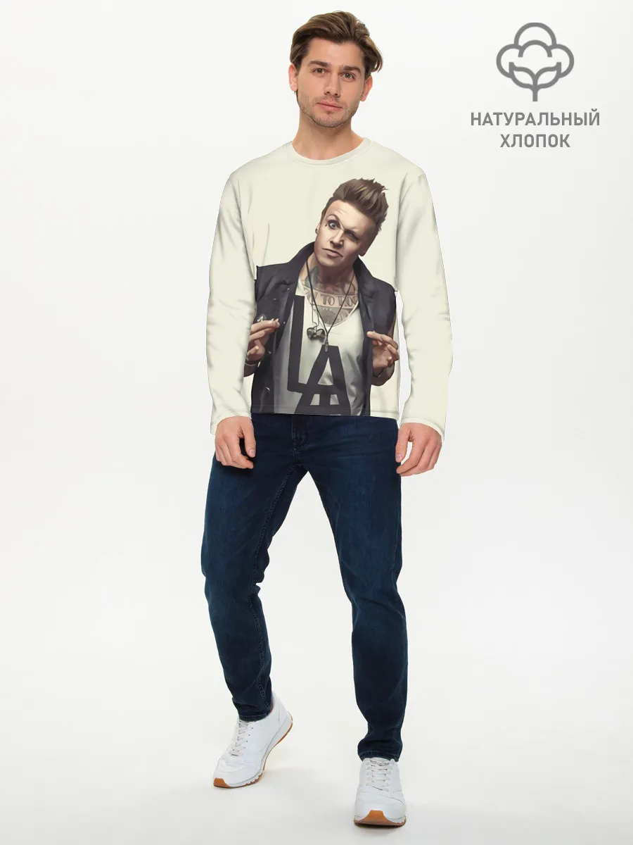 Мужской лонгслив базовый / Джекоби Шэддикс