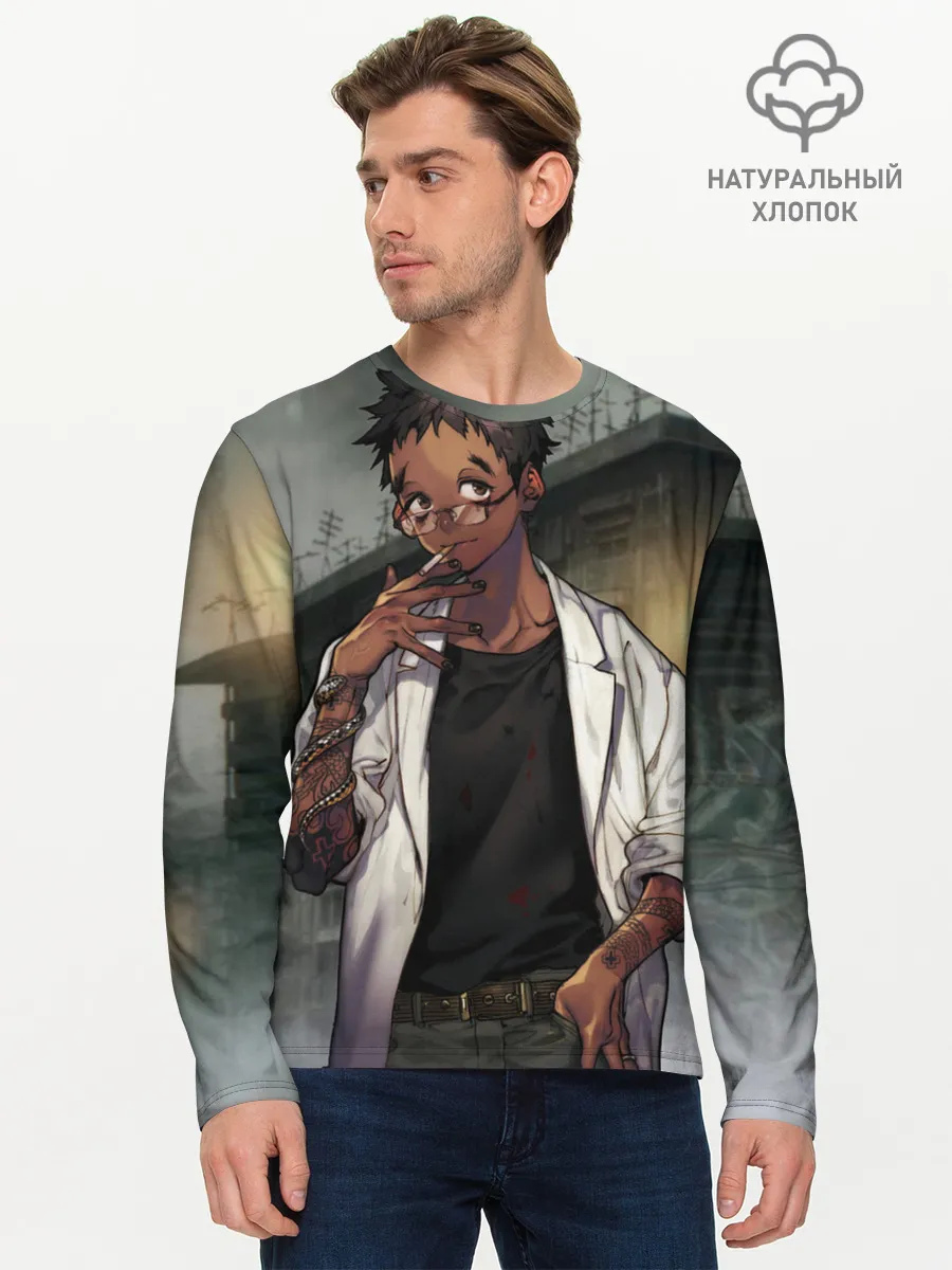 Мужской лонгслив базовый / Kasukabe