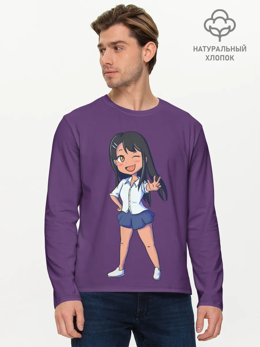 Мужской лонгслив базовый / Ms. Nagatoro