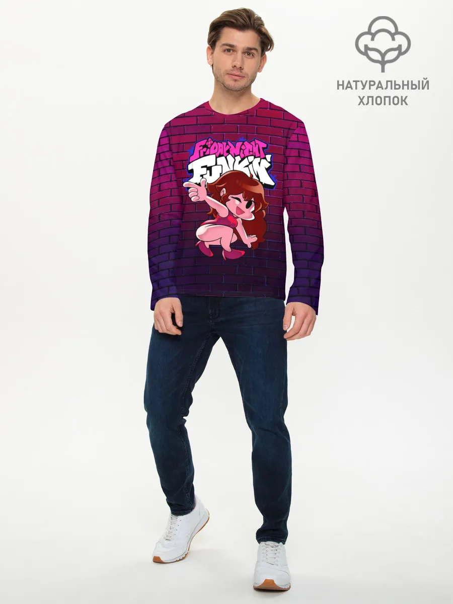 Мужской лонгслив базовый / Friday Night Funkin Герлфренд