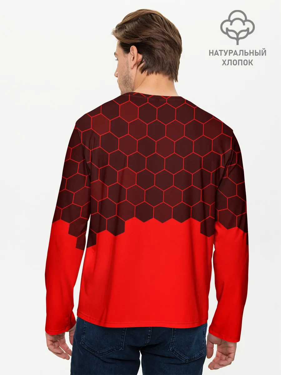 Мужской лонгслив базовый / Battlefield 2042 - Hexagon