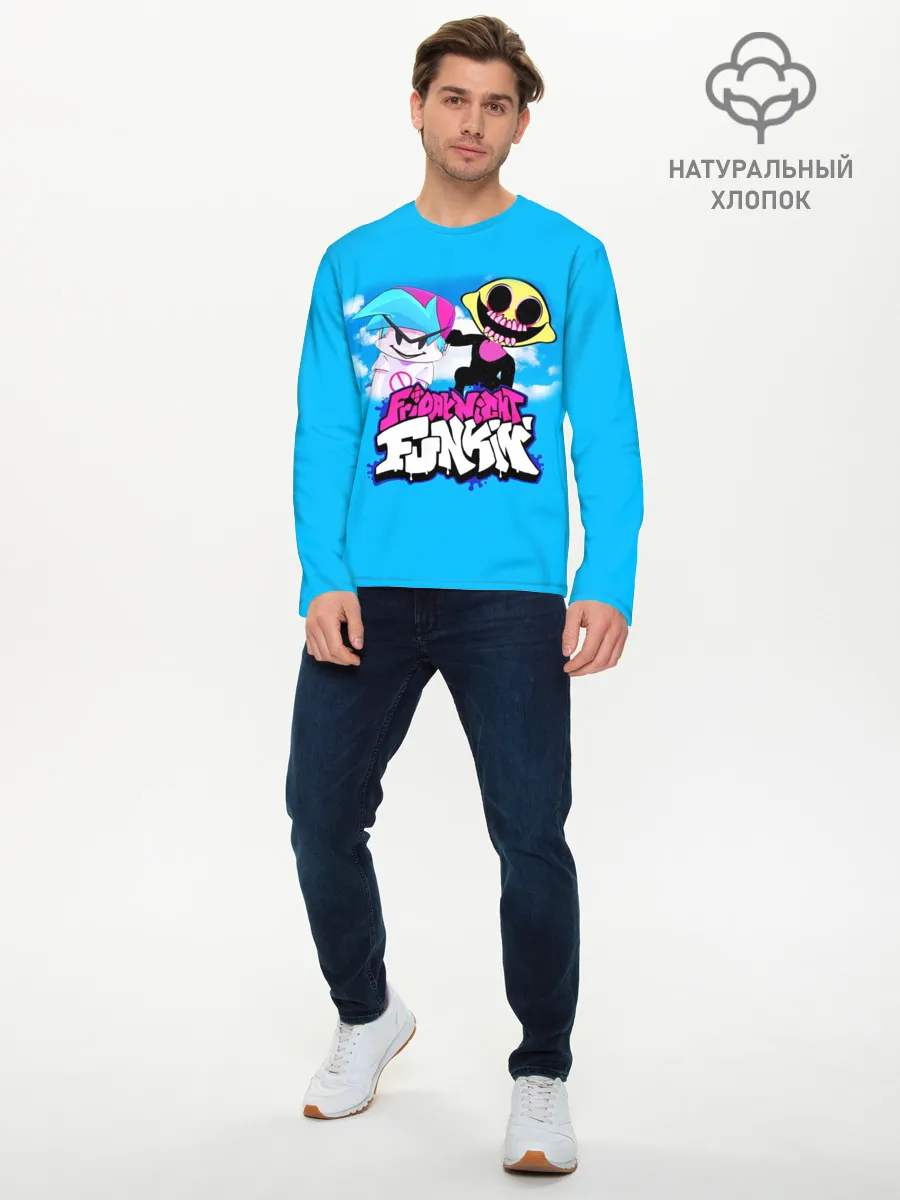 Мужской лонгслив базовый / Boyfriend and Monster