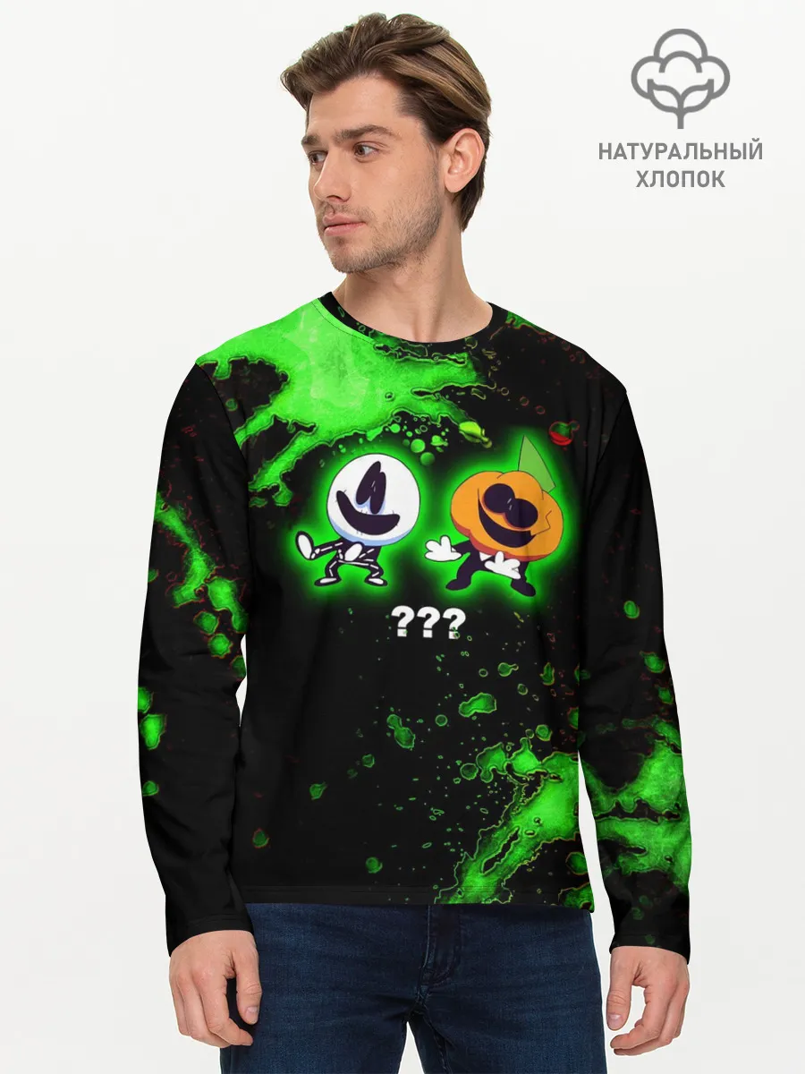 Мужской лонгслив базовый / Skid and Pump