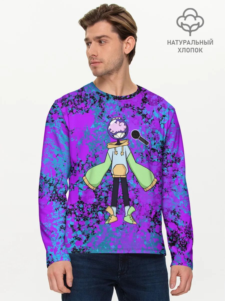 Мужской лонгслив базовый / Friday Night Funkin | Витти