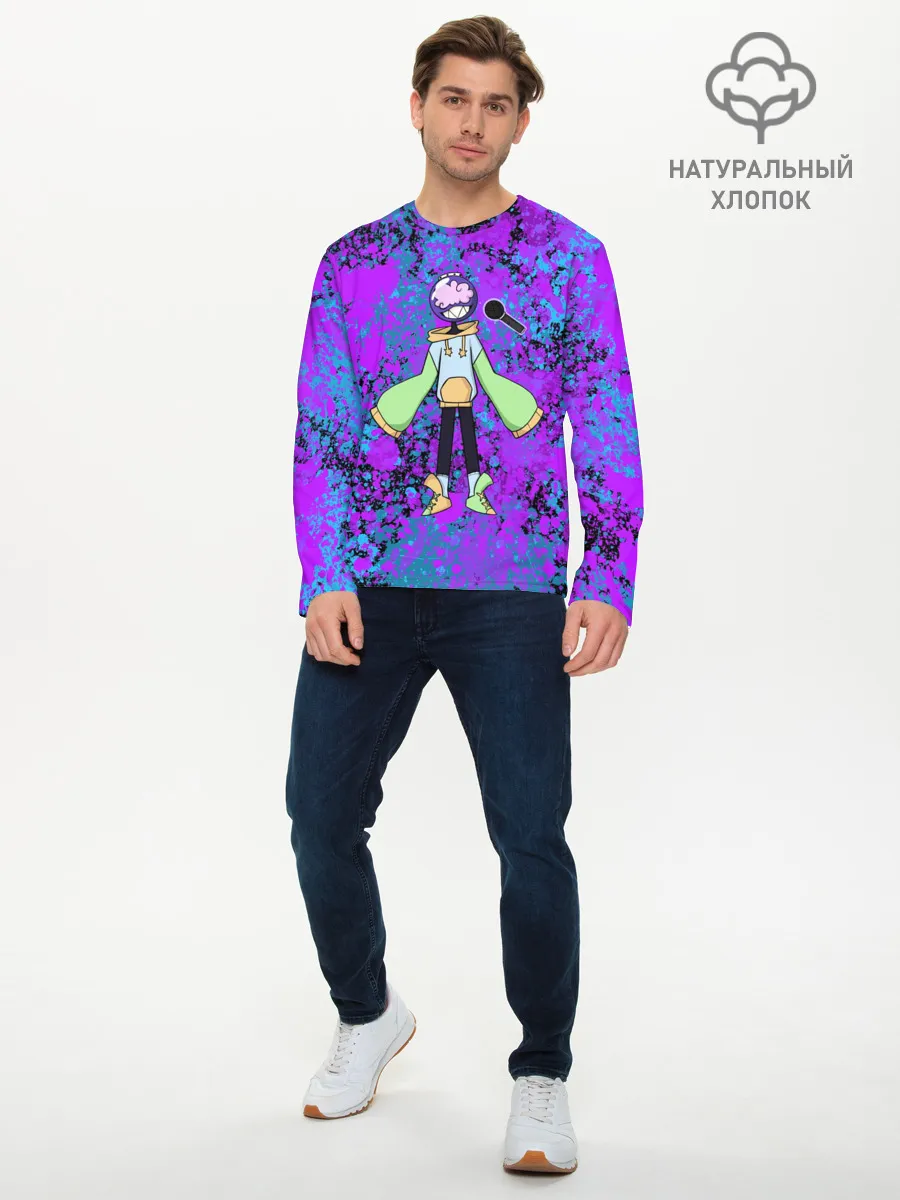 Мужской лонгслив базовый / Friday Night Funkin | Витти