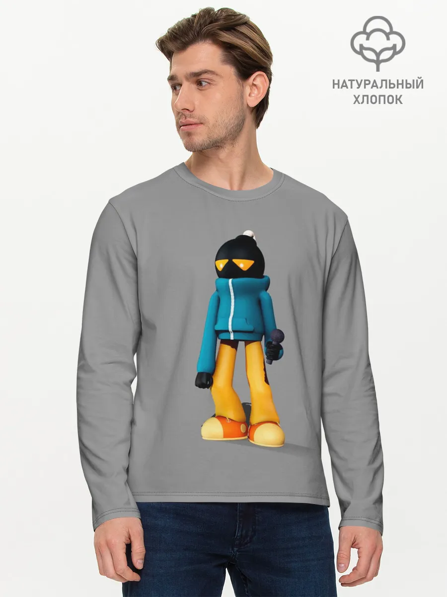 Мужской лонгслив базовый / Friday Night Funkin Whitty