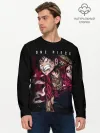 Мужской лонгслив базовый / Агрессия Луффи One Piece
