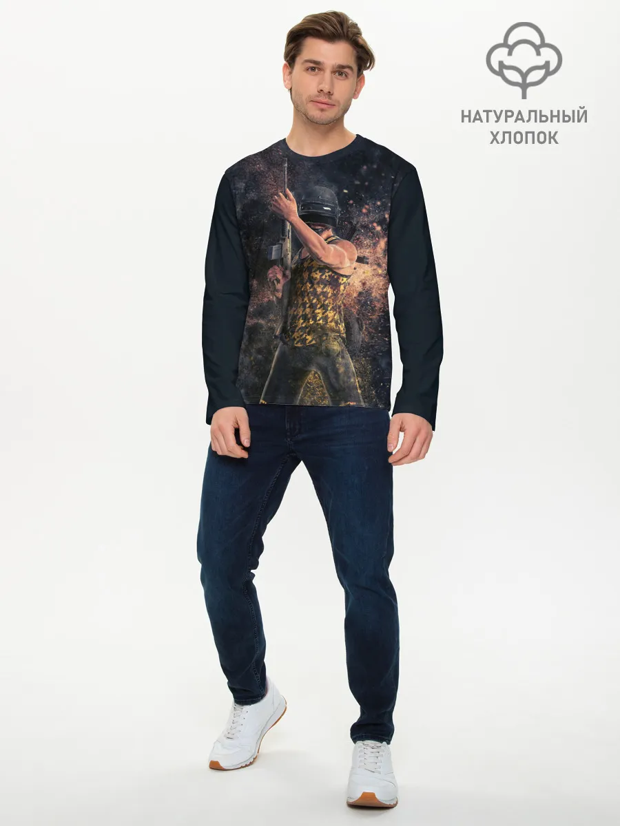 Мужской лонгслив базовый / Это Пабг, детка