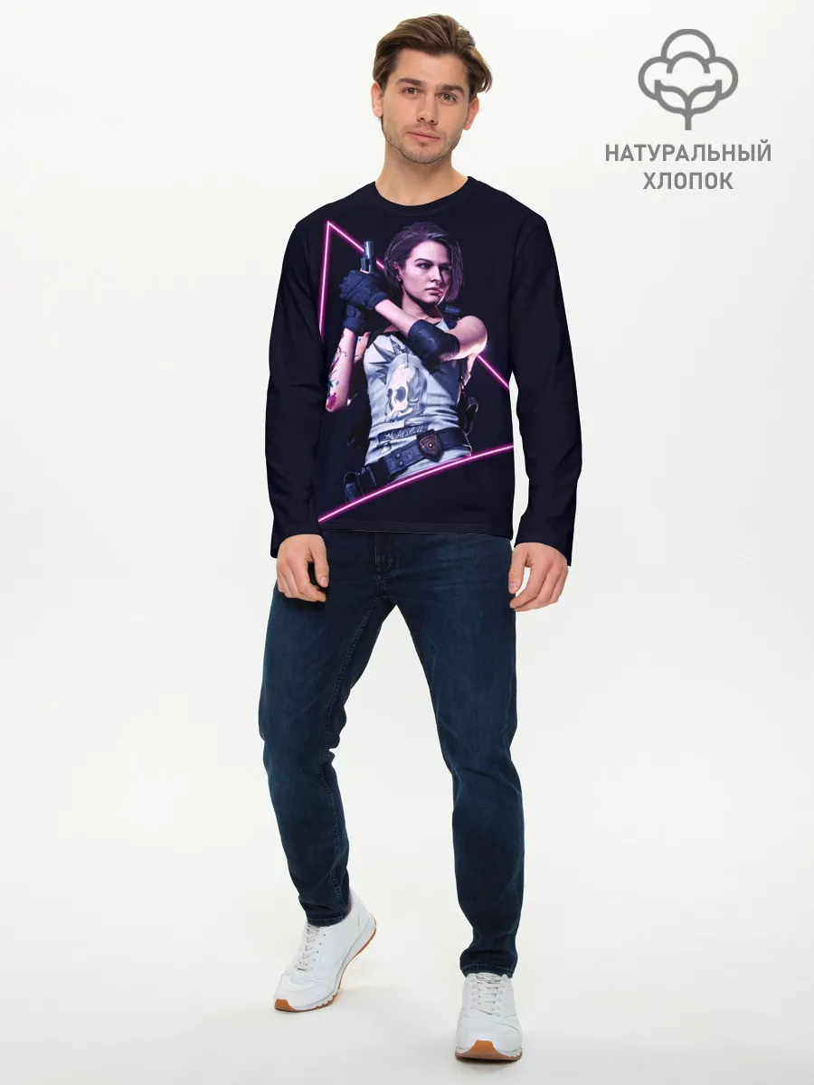 Мужской лонгслив базовый / RE3 | Jill