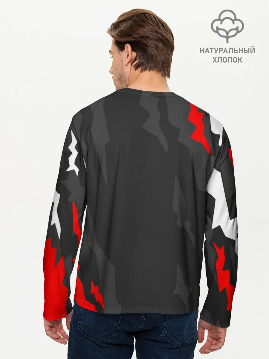 Мужской лонгслив базовый / BAJAJ PULSAR / БАДЖАДЖ ПУЛЬСАР