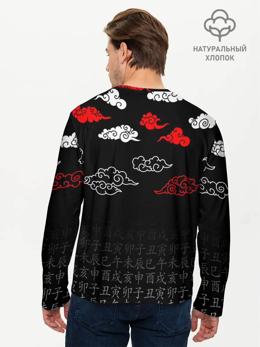 Мужской лонгслив базовый / ДОРОРО / DORORO / ЛОГО