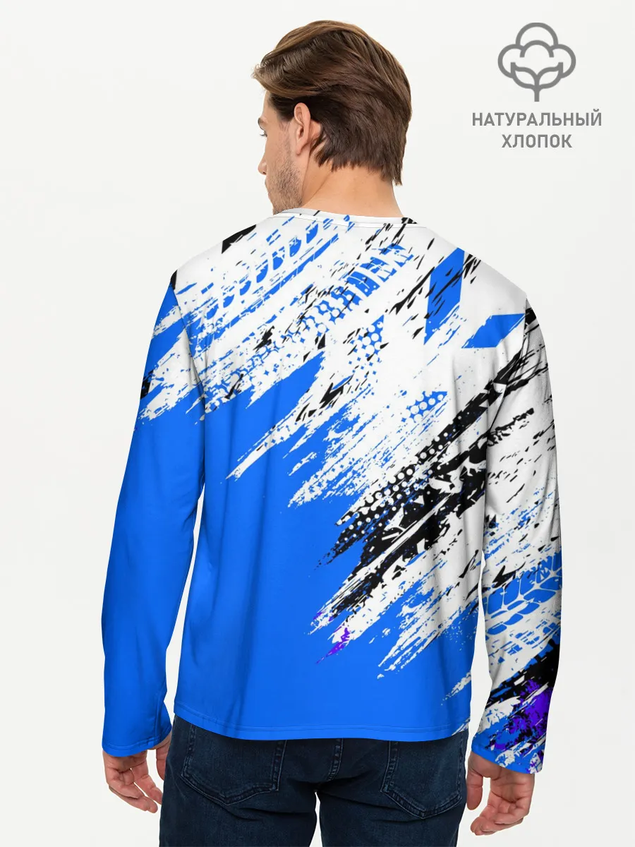 Мужской лонгслив базовый / BAJAJ / БАДЖАДЖ / МОТОСПОРТ