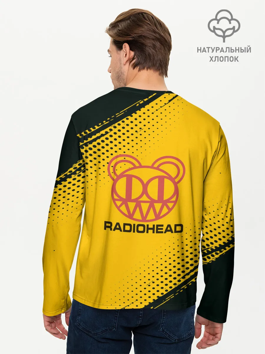 Мужской лонгслив базовый / Radiohead | Радиохед | Лого