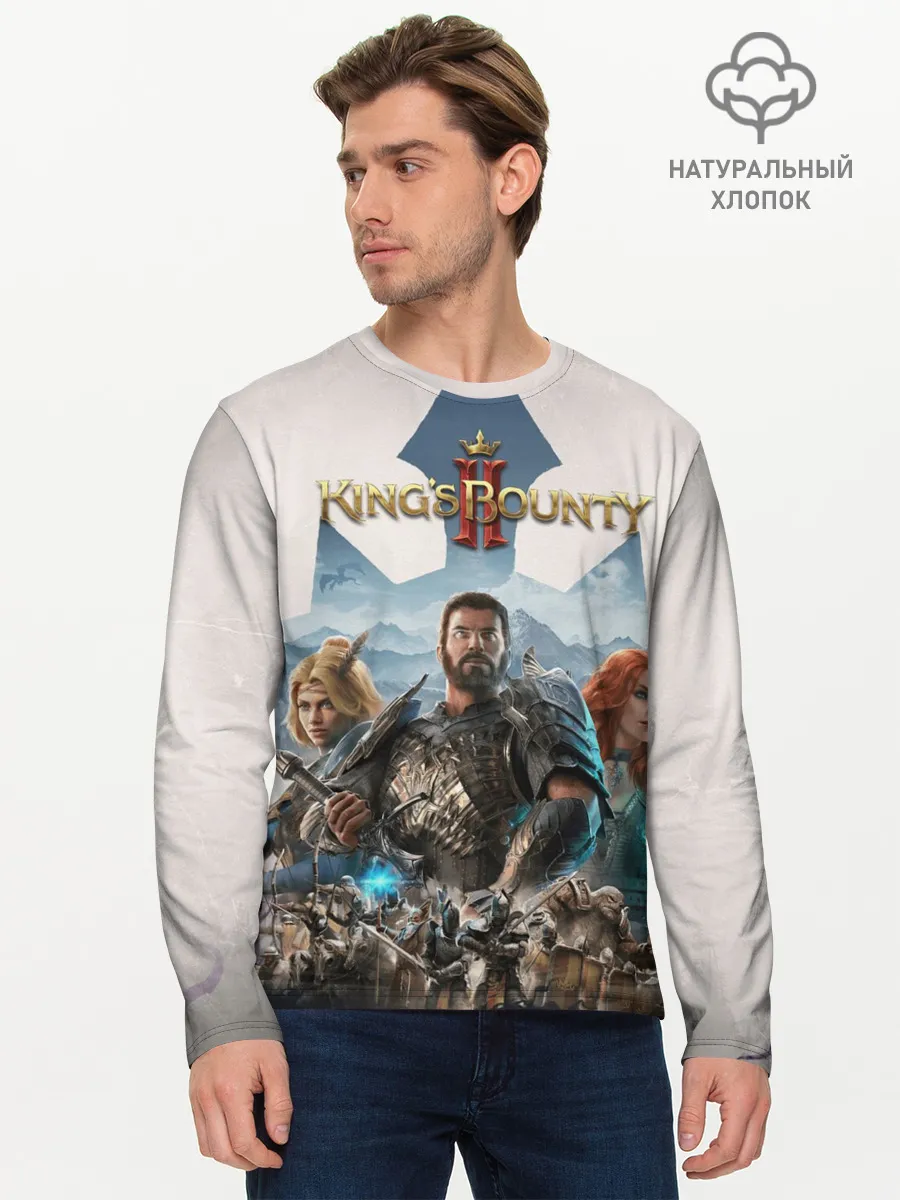 Мужской лонгслив базовый / Kings Bounty 2 трио