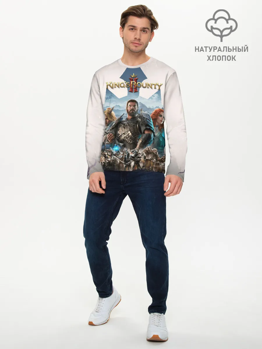 Мужской лонгслив базовый / Kings Bounty 2 трио