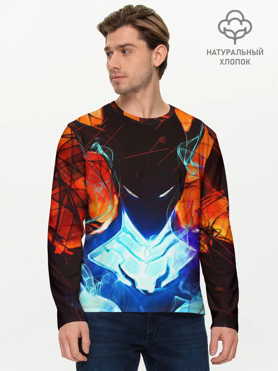 Мужской лонгслив базовый / Поднятие уровня в одиночку