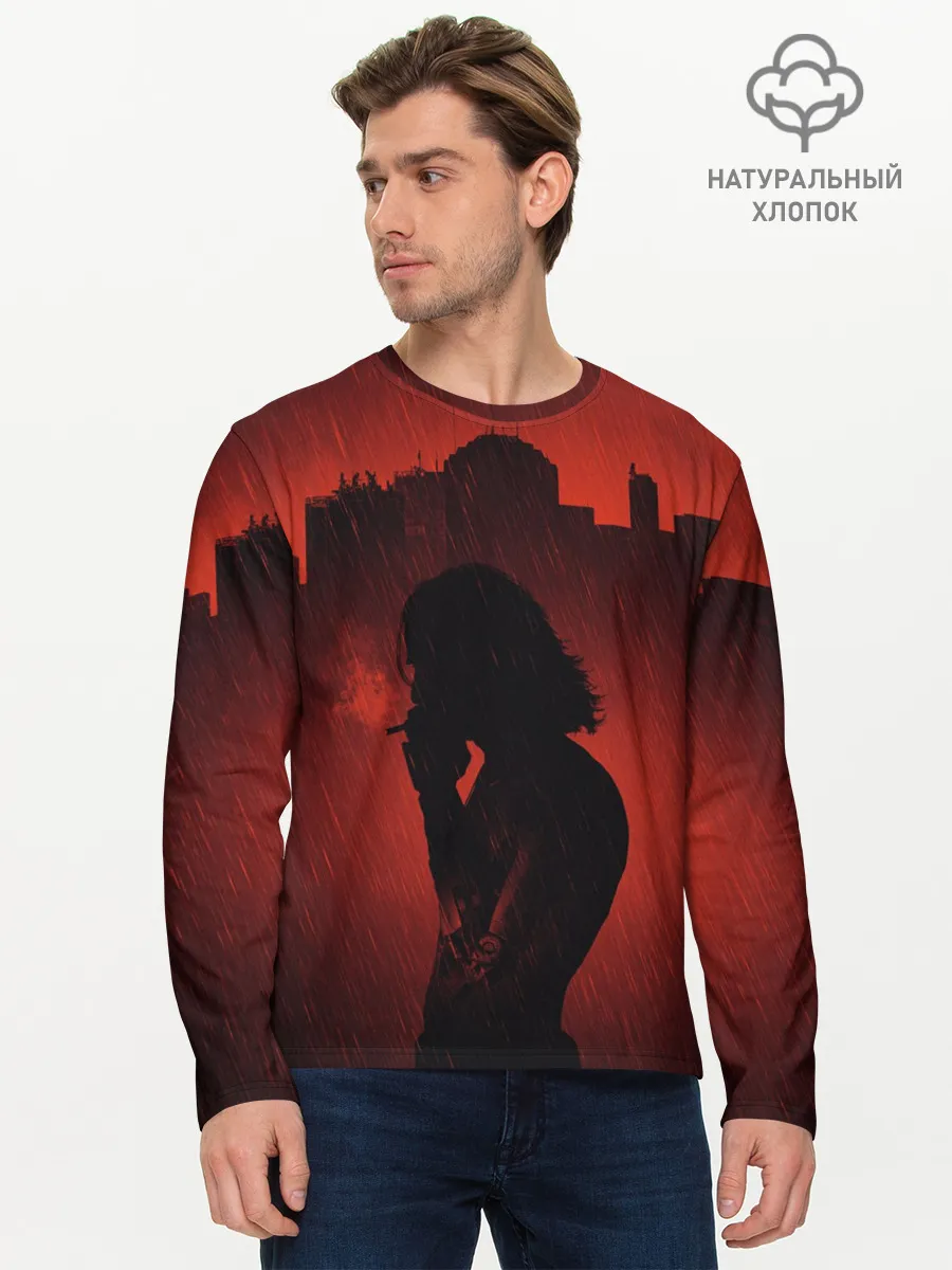 Мужской лонгслив базовый / CP77 | Johnny