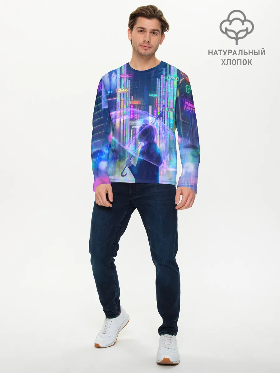 Мужской лонгслив базовый / ANIME NEON