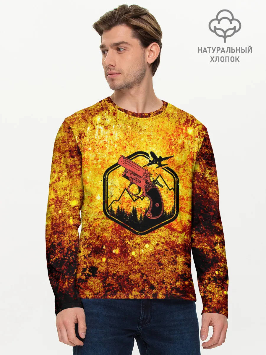 Мужской лонгслив базовый / АИР ДРОП | ПАБГ