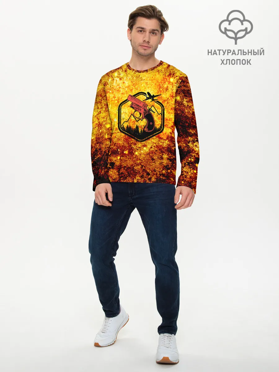 Мужской лонгслив базовый / АИР ДРОП | ПАБГ