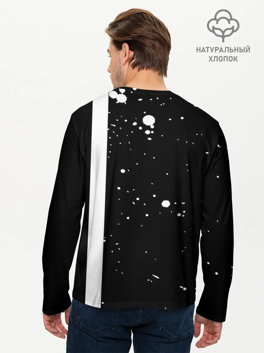 Мужской лонгслив базовый / Сектор Газа противогаз