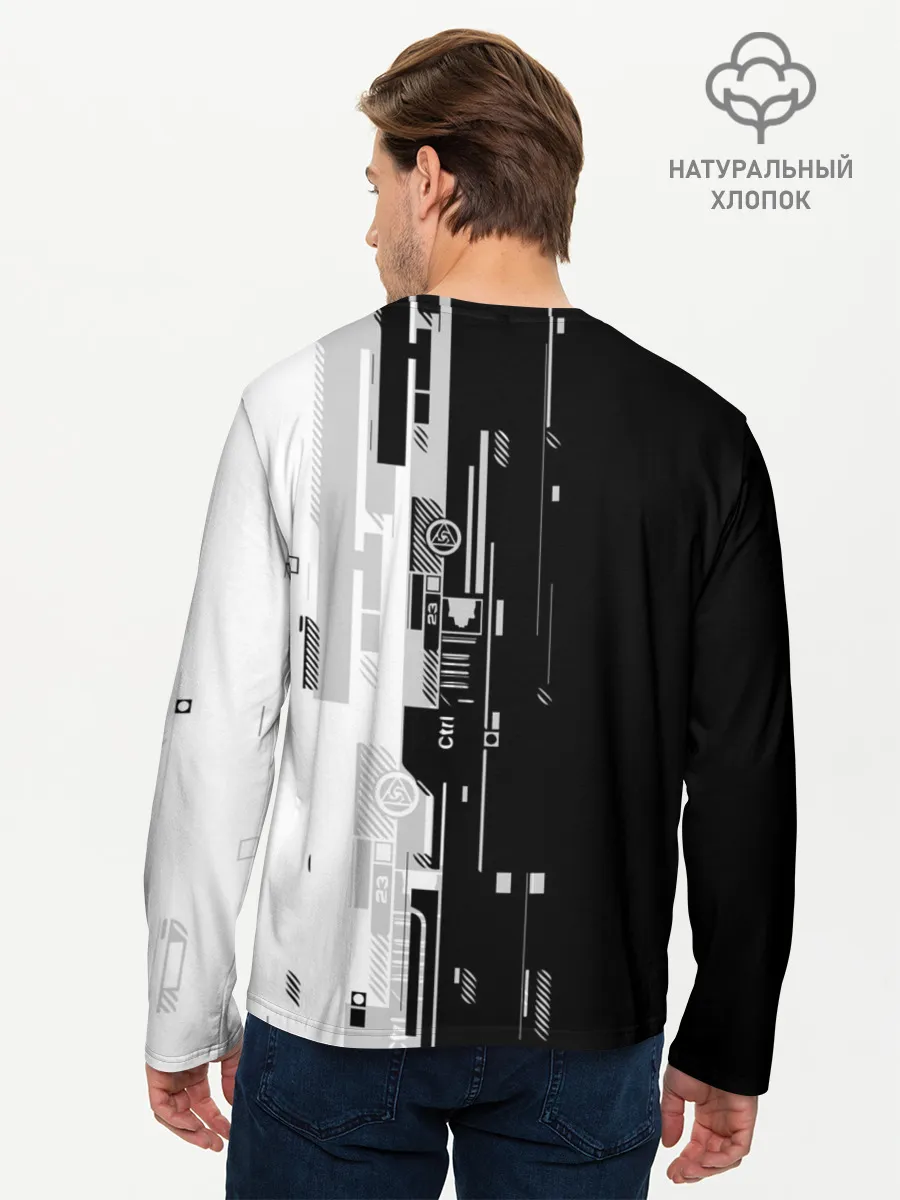 Мужской лонгслив базовый / BALTMOTORS / ТЕХНО