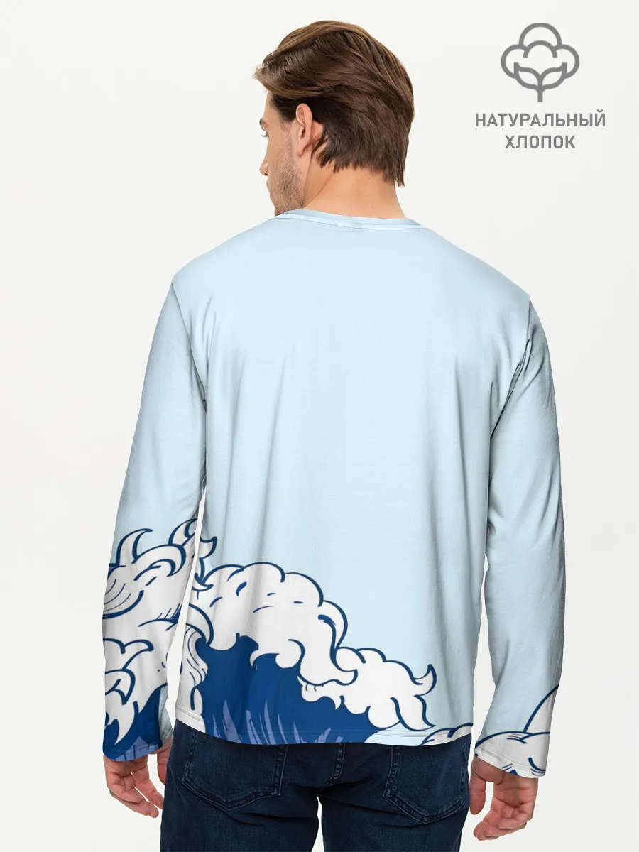 Мужской лонгслив базовый / Nautilus Pompilius океан