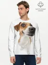 Мужской лонгслив базовый / Собака