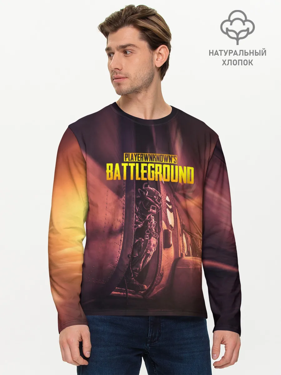 Мужской лонгслив базовый / PUBG PARAMO | ПУБГ ПАРАМО