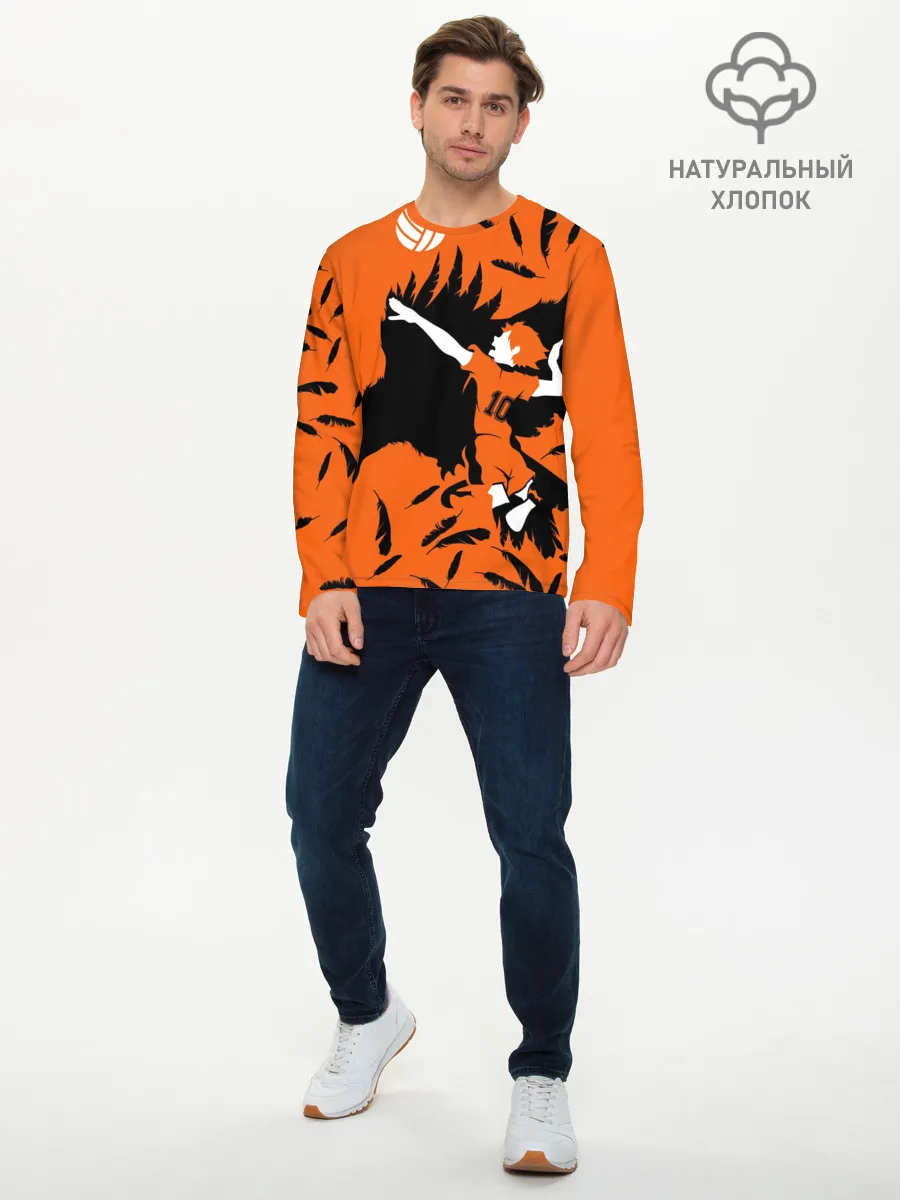 Мужской лонгслив базовый / ХИНАТА | FLY!!