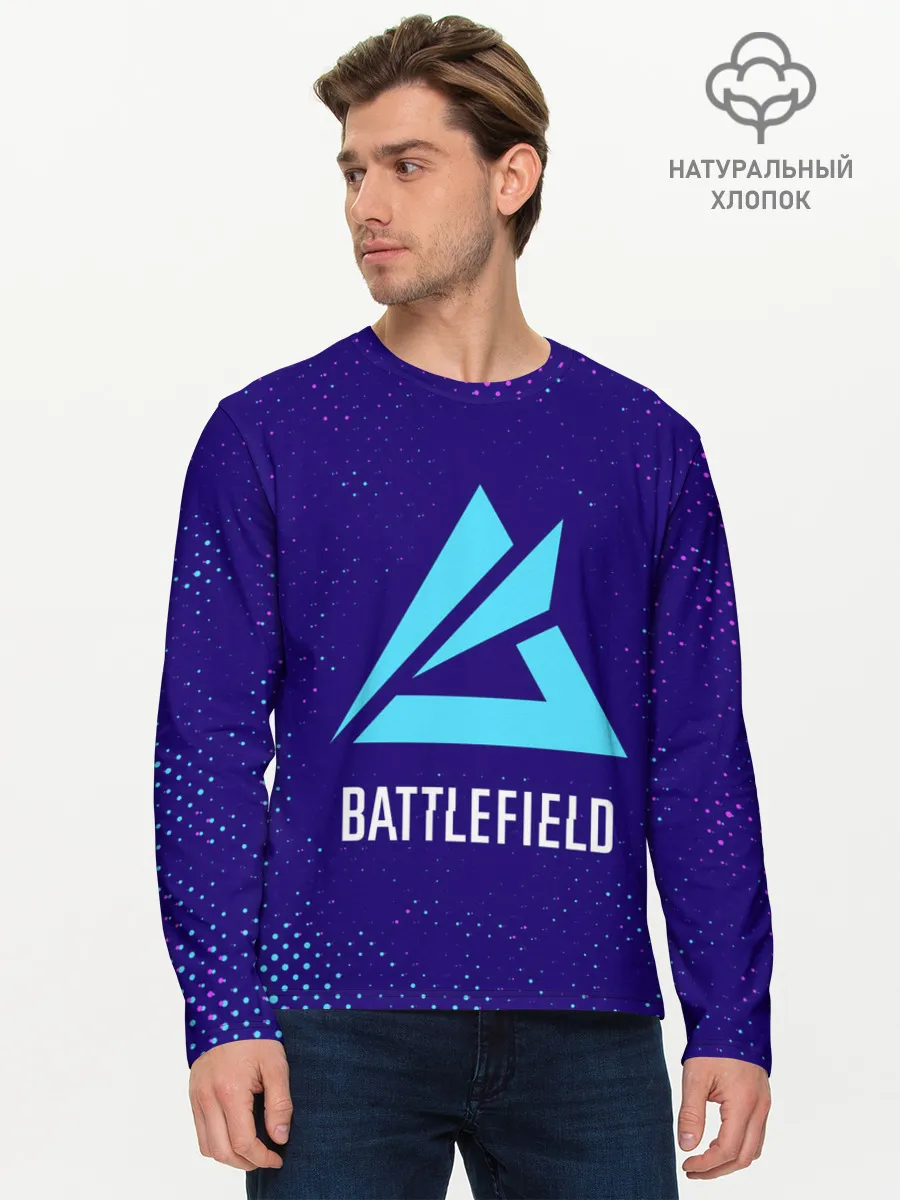 Мужской лонгслив базовый / Батлфилд 2042 - Гранж