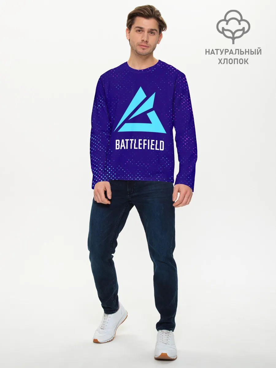 Мужской лонгслив базовый / Батлфилд 2042 - Гранж