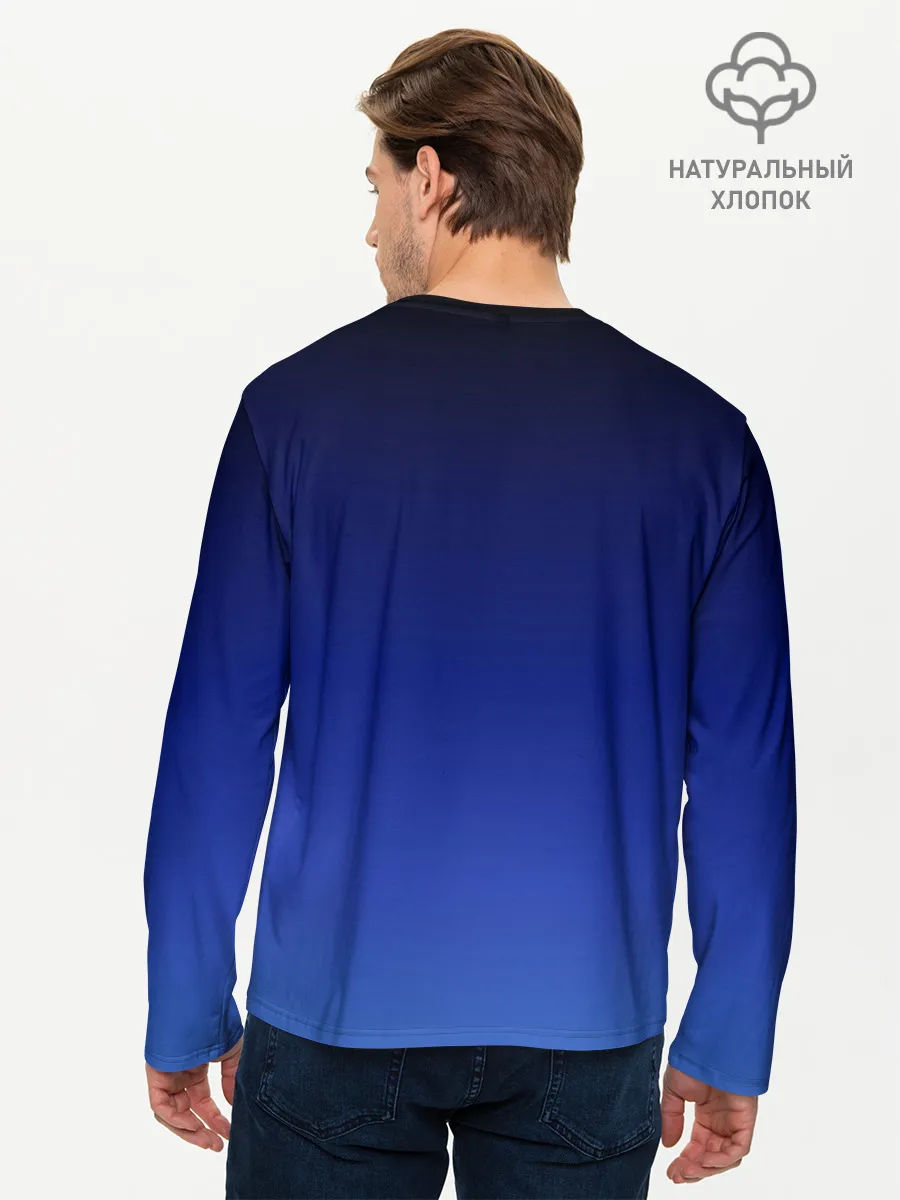 Мужской лонгслив базовый / Animegirl Night Sea