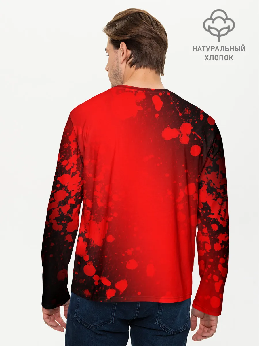 Мужской лонгслив базовый / ПАБГ: Батлграунд - Брызги