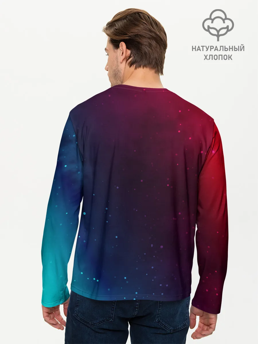 Мужской лонгслив базовый / Старфилд - Космос