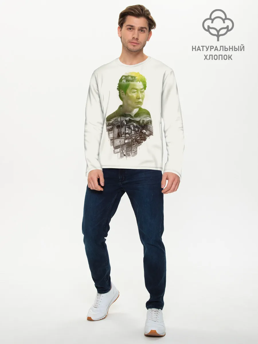 Мужской лонгслив базовый / Паразиты Фильм Parasite